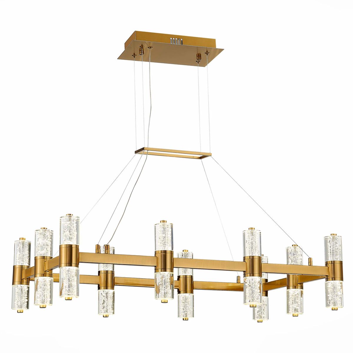 

Подвесная светодиодная люстра ST Luce Gemina SL6007.203.20, Латунь, SL6007.203.20 Gemina