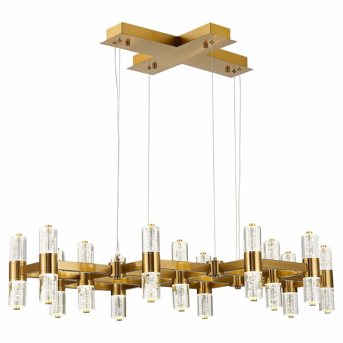 

Подвесная светодиодная люстра ST Luce Gemina SL6007.203.26, Латунь, SL6007.203.26 Gemina