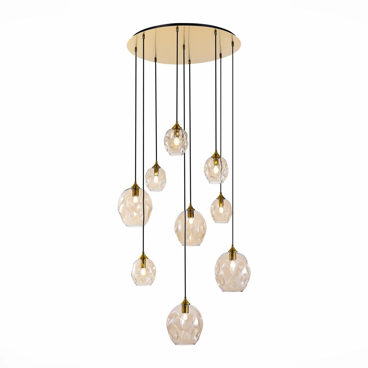 

Подвесная люстра ST Luce Idesia SL1188.303.09, Янтарный, SL1188.303.09 Idesia
