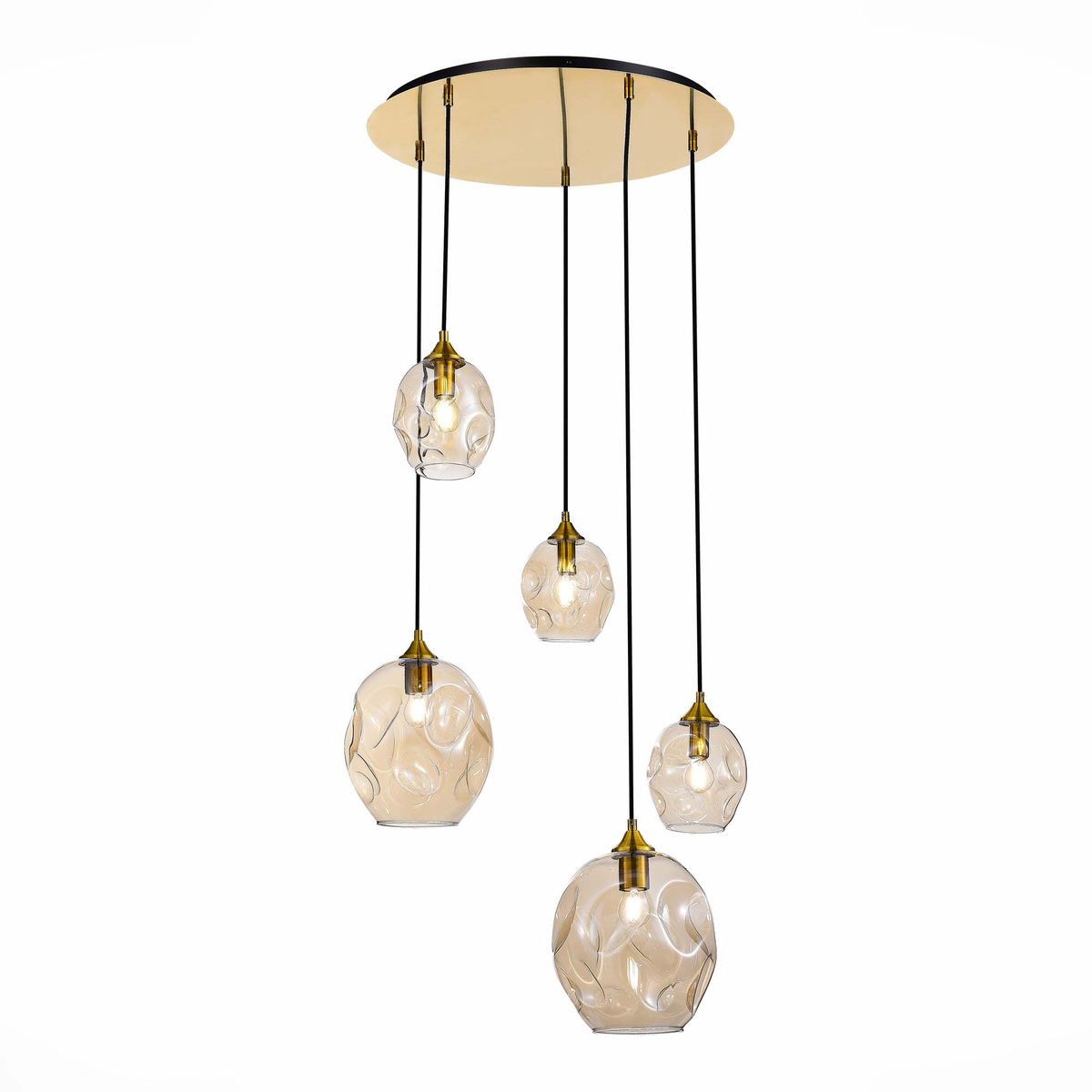 

Подвесная люстра ST Luce Idesia SL1188.303.05, Янтарный, SL1188.303.05 Idesia