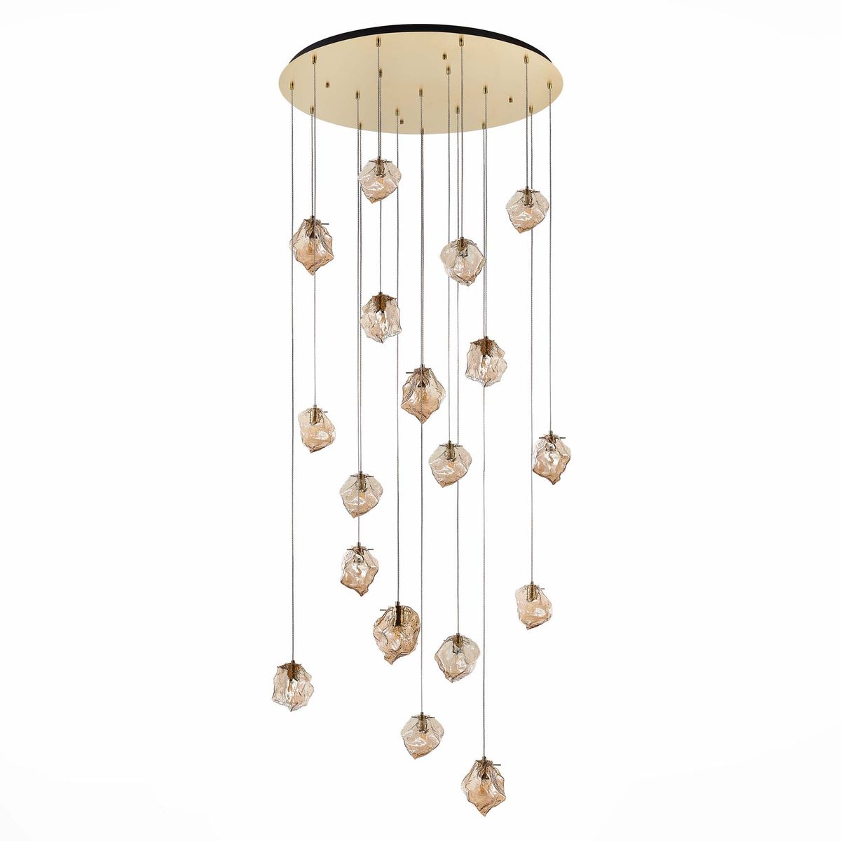 

Подвесная люстра ST Luce Portici SL1175.303.18, Янтарный, SL1175.303.18 Portici