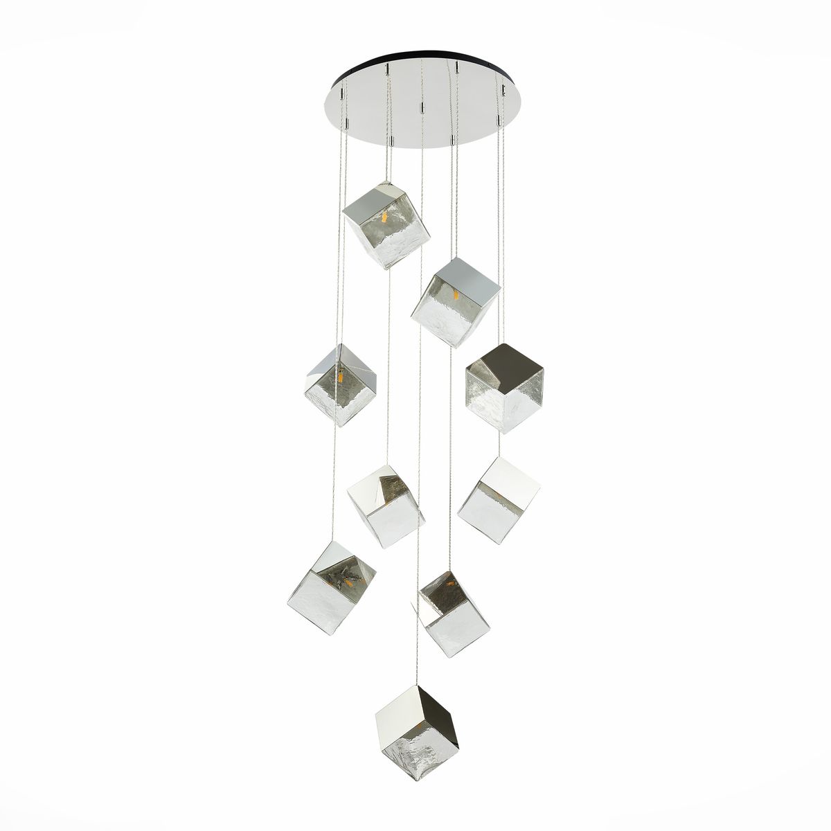 

Подвесная люстра ST Luce Riello SL1182.103.09, Хром, SL1182.103.09 Riello