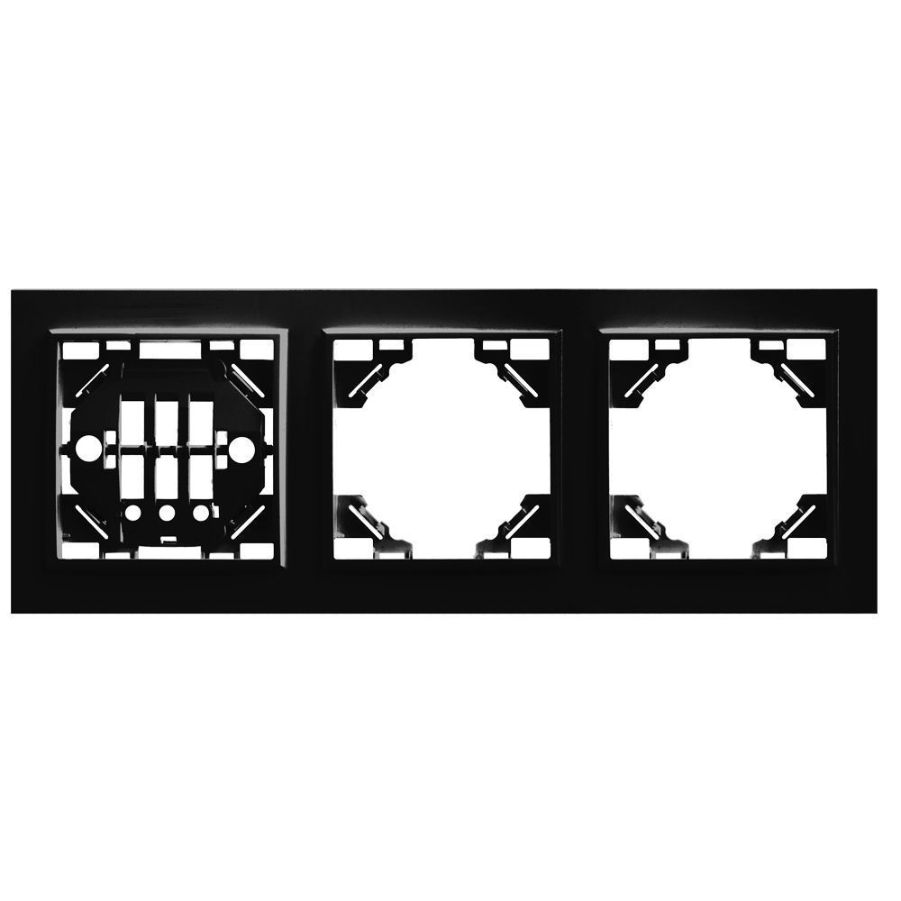 

Рамка 3-постовая Stekker Эрна черный PFR00-9003-03 39484, 39484 Эрна черный