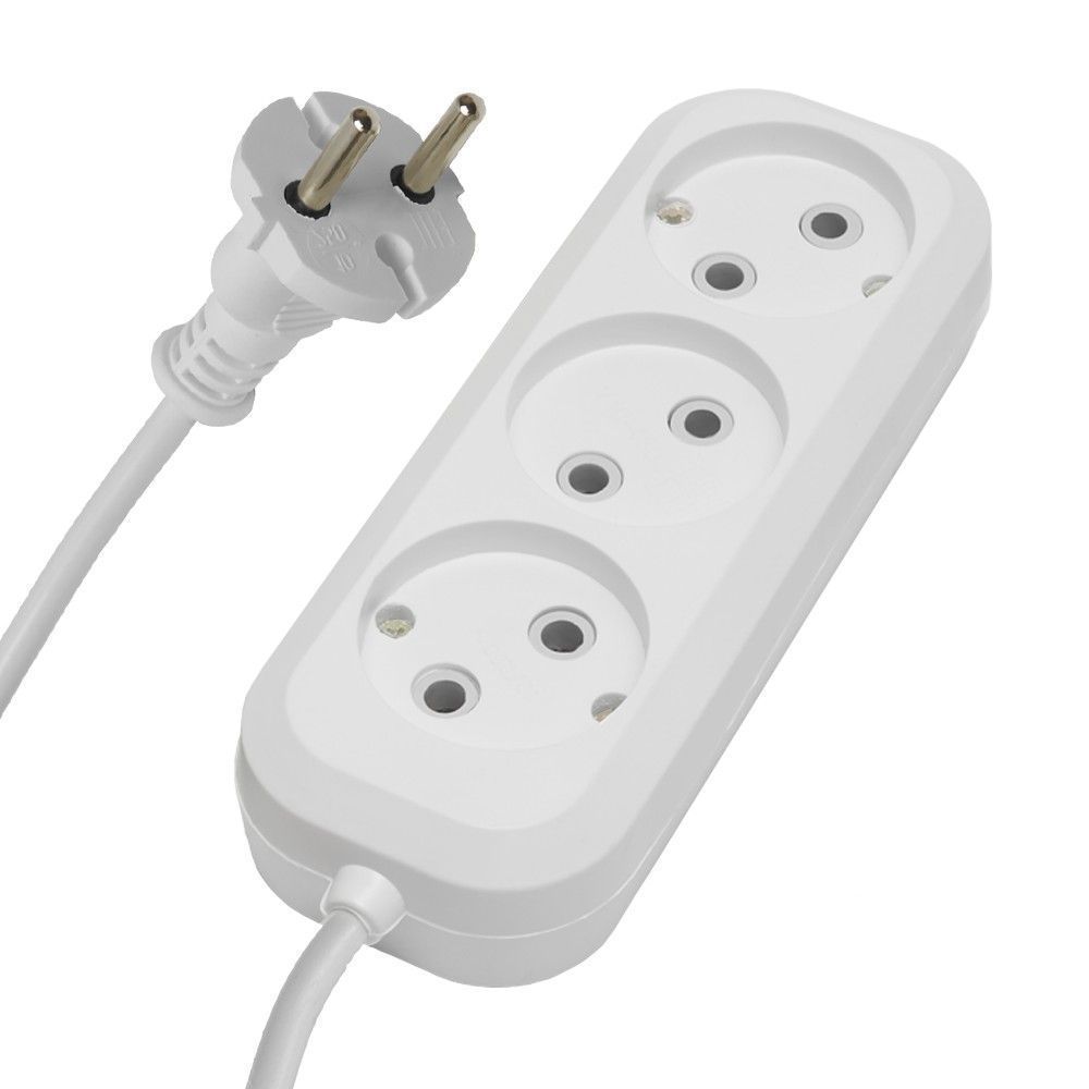 

Удлинитель Stekker Home 3гн 2м б/з HM01-30-02 39209, Белый, 39209 Home