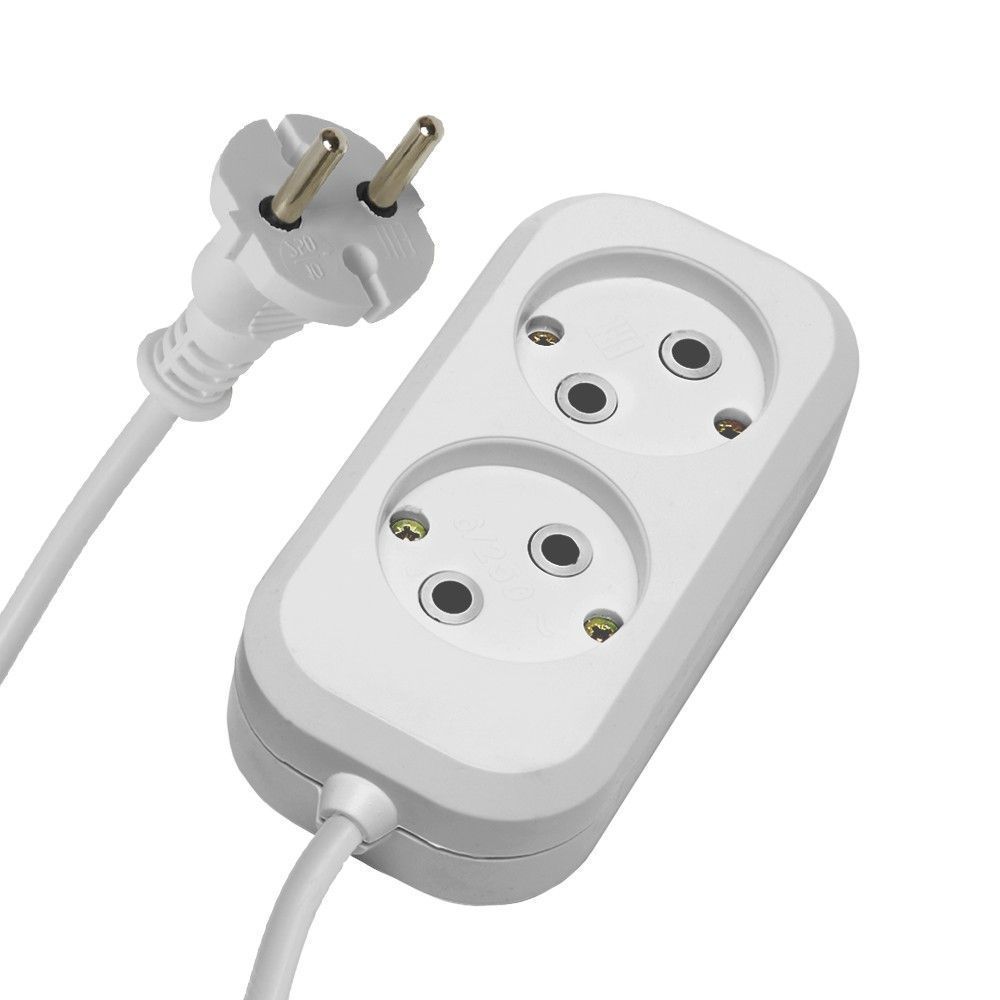 

Удлинитель Stekker Home 2гн 7м б/з HM01-20-07 39204, Белый, 39204 Home