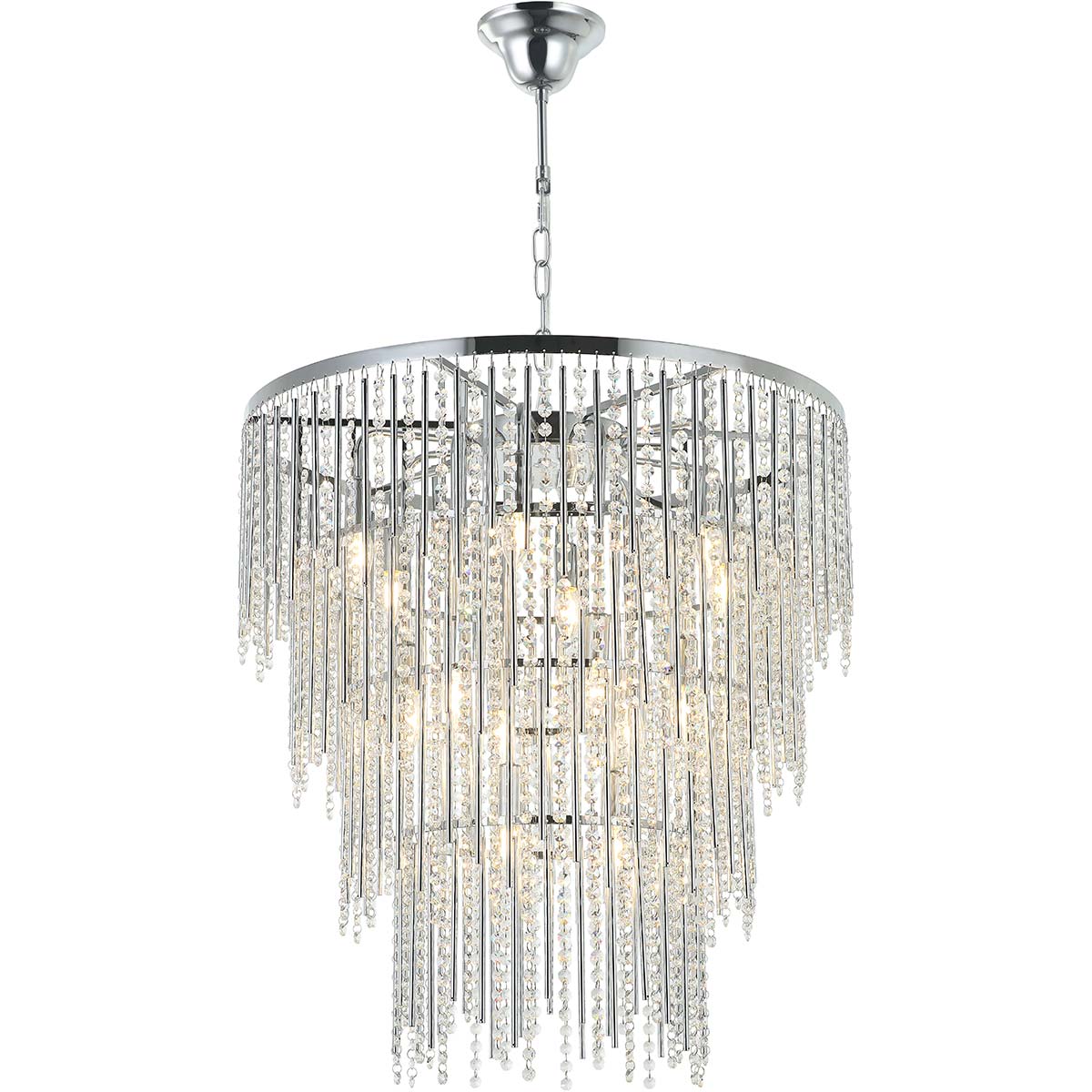 

Подвесная люстра Stilfort Grandex 2145/09/15P, Хром, 2145/09/15P Grandex