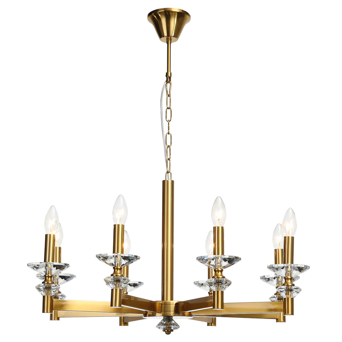 

Подвесная люстра Stilfort Albert 1048/03/08P, Золотой, 1048/03/08P Albert