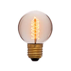 

Лампа накаливания E27 25W золотой 053-648