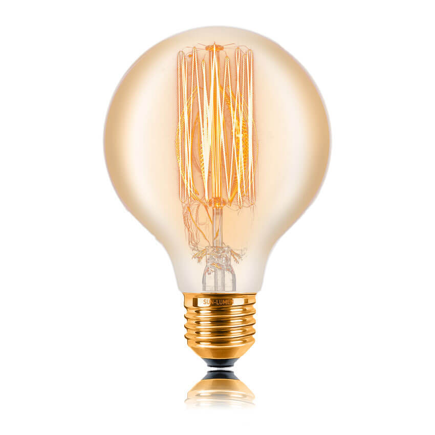 

Лампа накаливания E27 60W золотая 052-207а