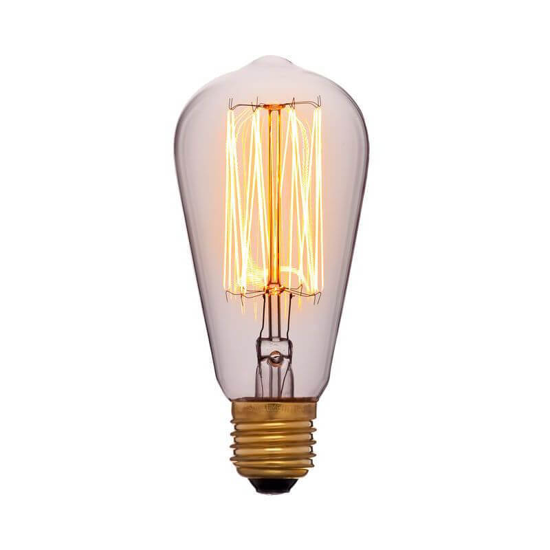 

Лампа накаливания E27 60W прозрачная 053-228