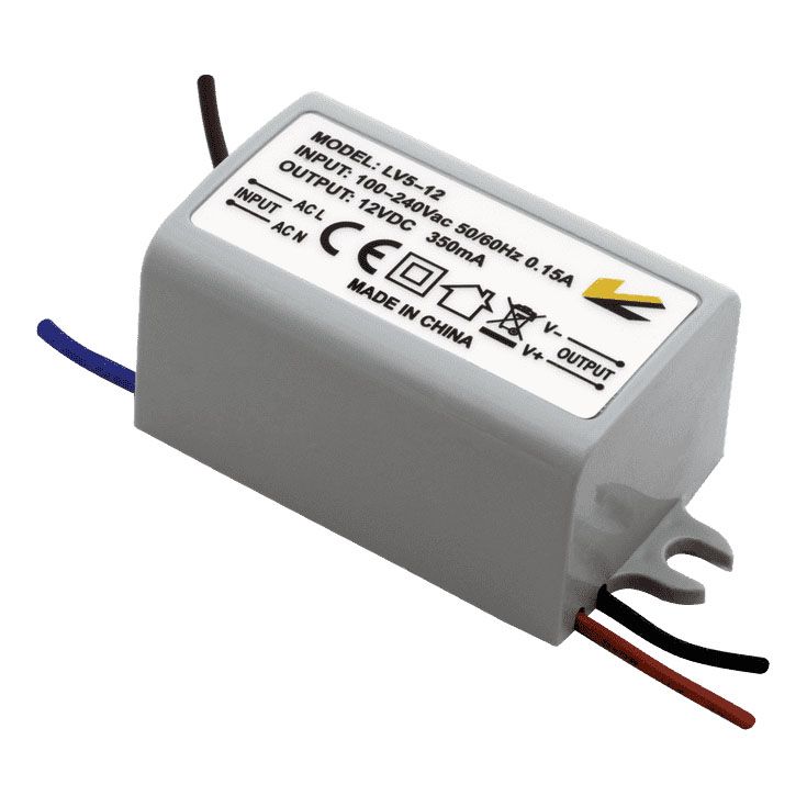 

Блок питания SWG 12V 5W IP67 0,42A LV-5-12 000255, Белый, 000255 LV