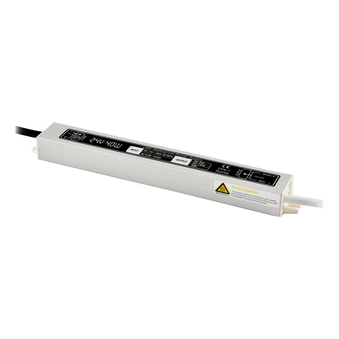 

Блок питания SWG 24V 40W IP67 1,66A MTPW-40-24 005630, Серый, 005630 MTPW