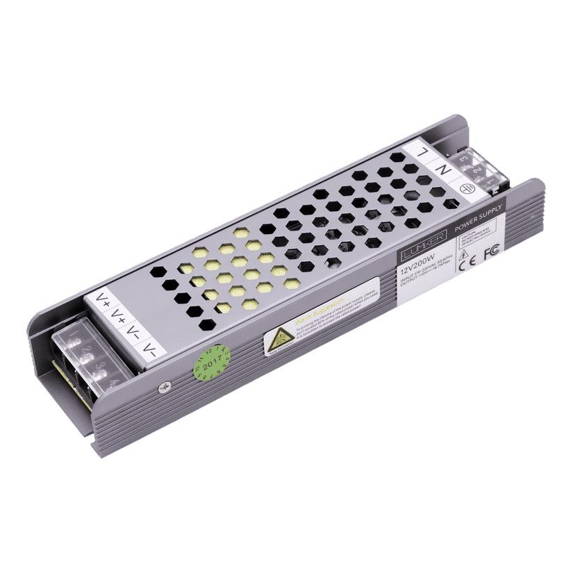 

Блок питания SWG 12V 200W IP20 16,7A YA-200-12 002830, Серый, 002830 YA