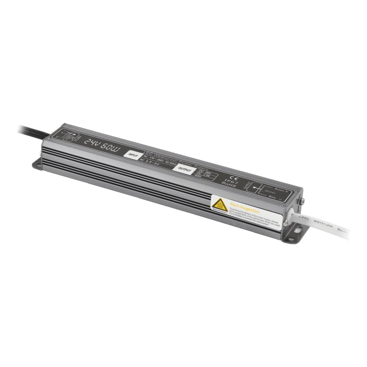 

Блок питания SWG 24V 60W IP67 2,5A MTPW-60-24 005631, Серый, 005631 MTPW