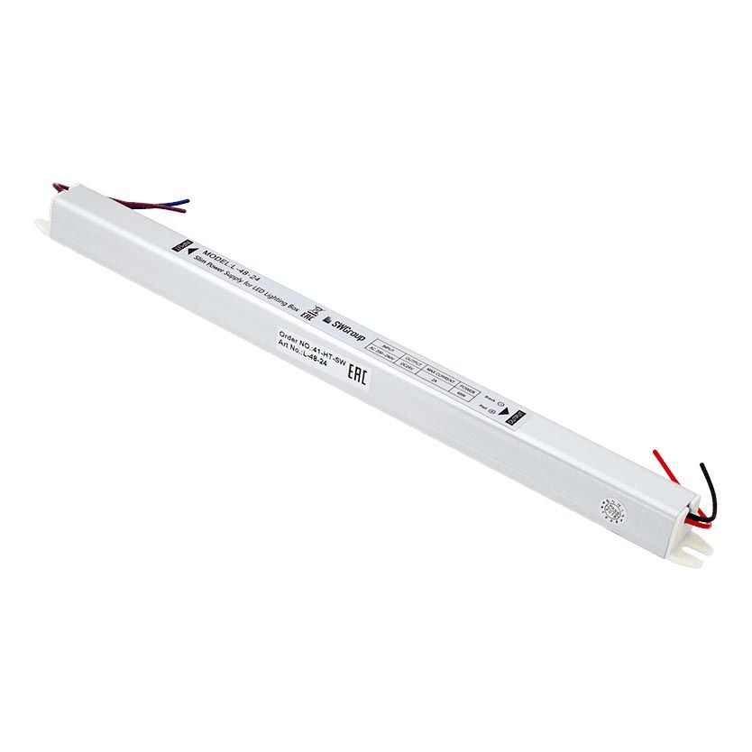 

Блок питания SWG 24V 48W IP20 2A L-48-24 003169, Белый, 003169 L