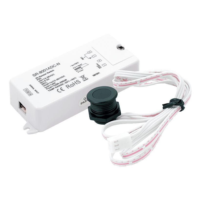

Датчик движения ИК SWG взмах руки SR-8001ADC-N 000783, Черный, 000783 Взмаx руки