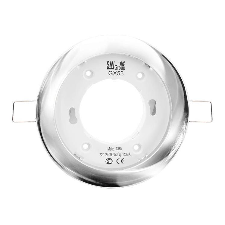 

Встраиваемый светильник SWG GX53-H4-CH 002296, Хром, 002296 GX53-H4