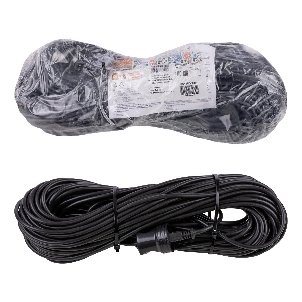 

Удлинитель силовой TDM Electric Народный 1гн 50м б/з SQ1307-0210, Черный, SQ1307-0210 Народный