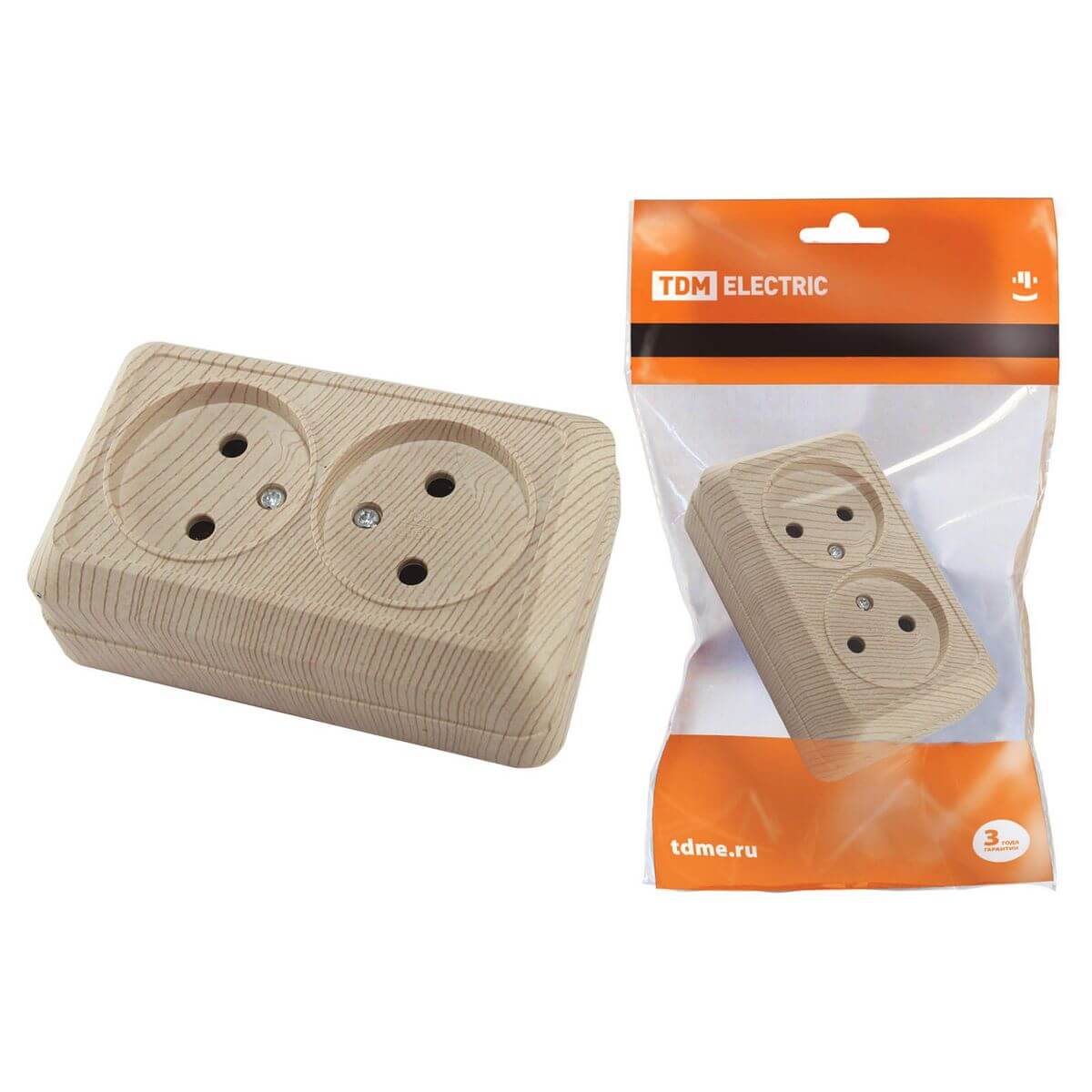 

Розетка двойная 2P TDM Electric Ладога сосна SQ1801-0051, Дерево, SQ1801-0051 Ладога