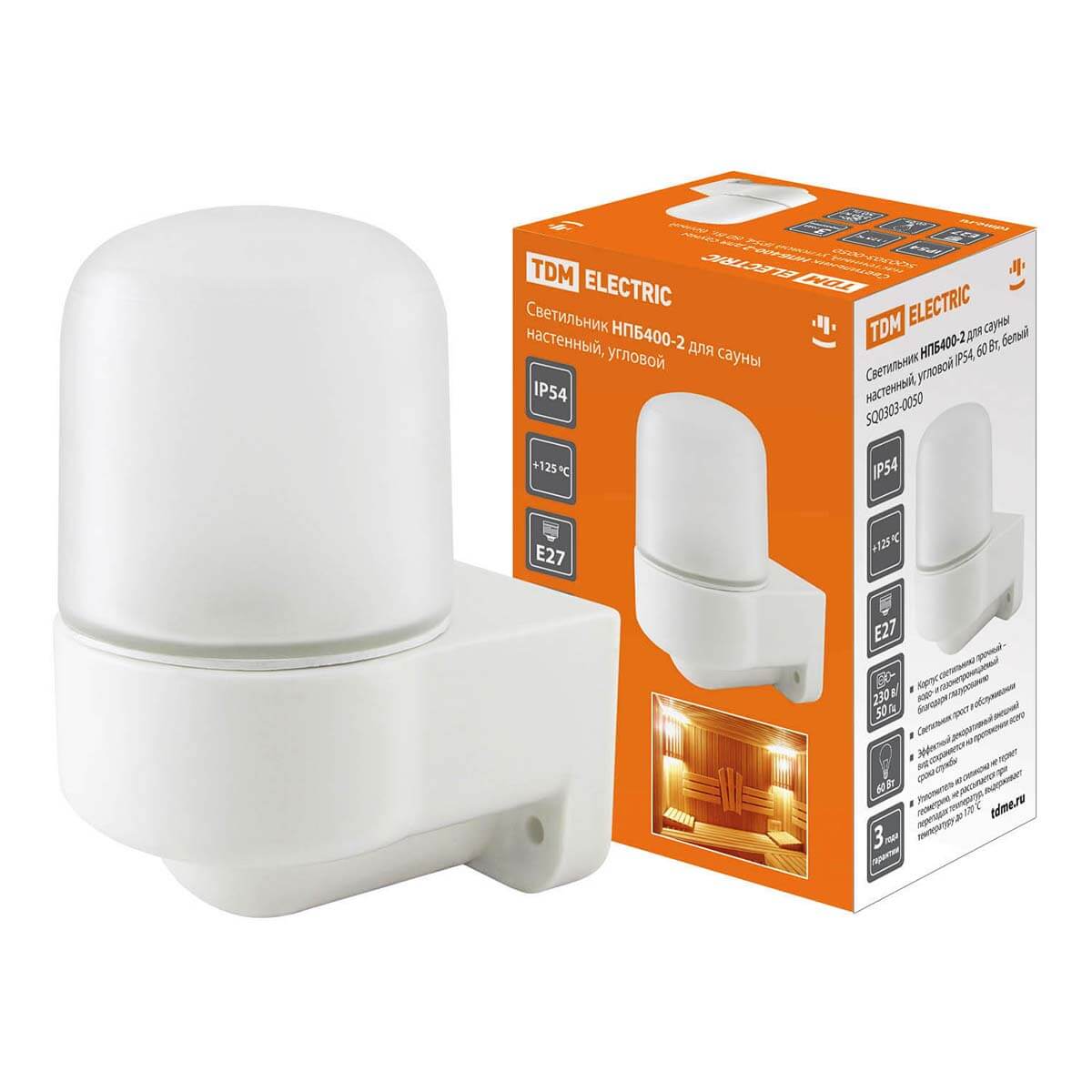 

Бра TDM Electric НПБ400-2 SQ0303-0050, Белый, SQ0303-0050 НПБ400