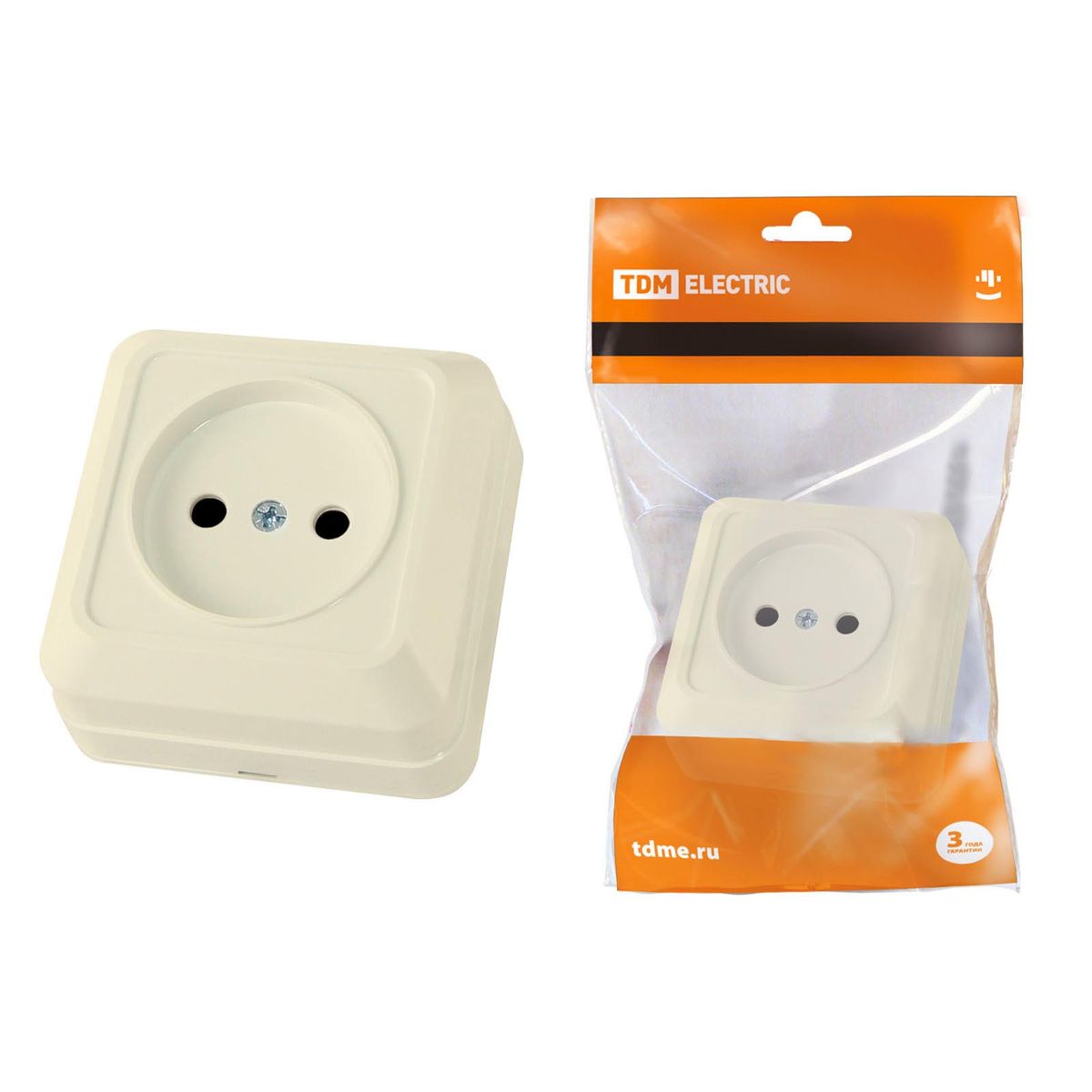 

Розетка 2P TDM Electric Ладога слоновая кость SQ1801-0210, SQ1801-0210 Ладога