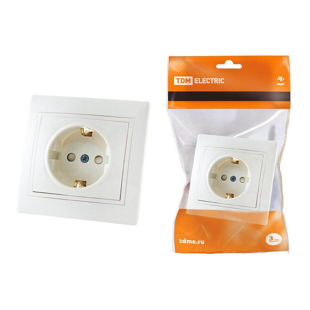 

Розетка 2P+PE TDM Electric Таймыр со шторками белая SQ1814-0016, Белый, SQ1814-0016 Таймыр