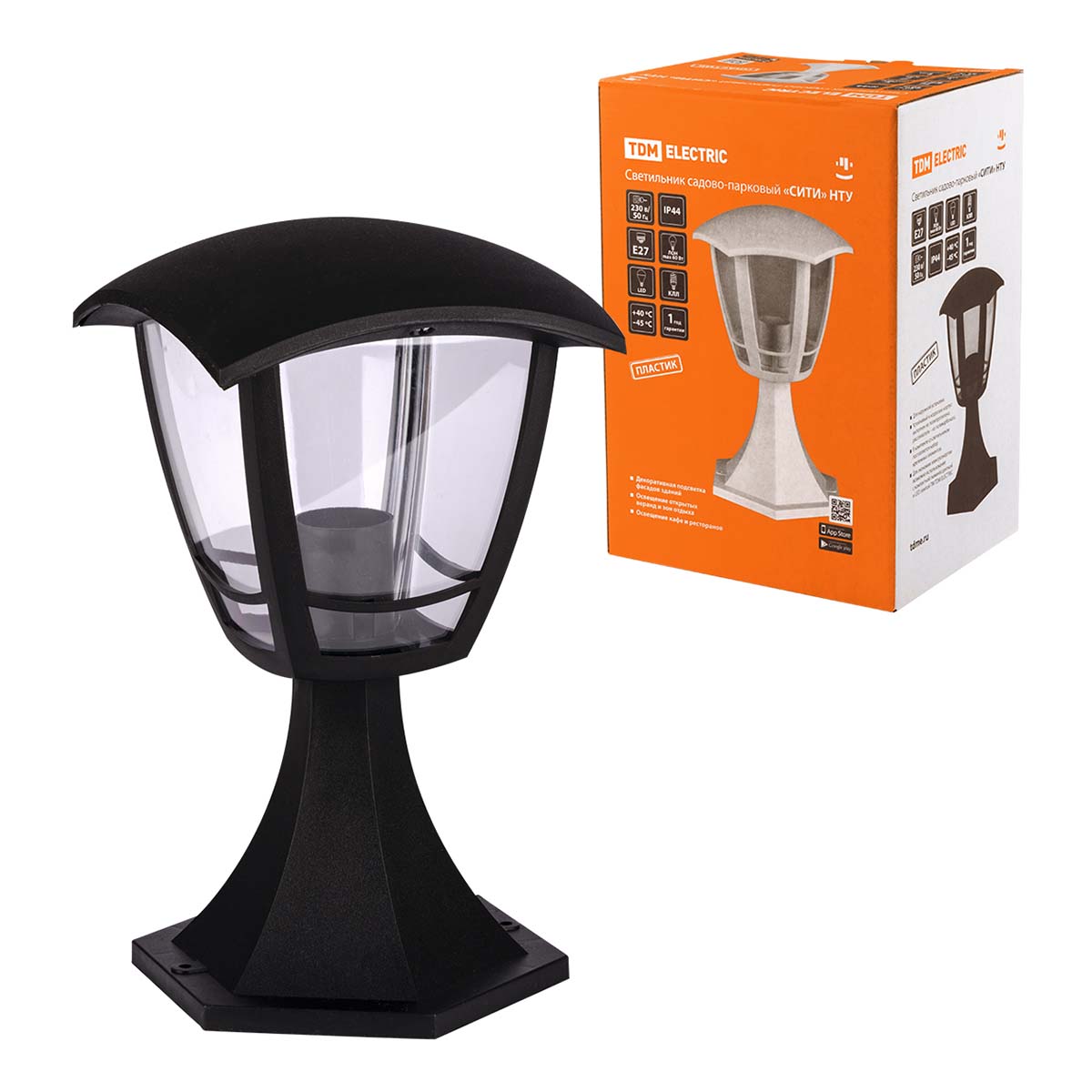 

Уличный светильник TDM Electric Сити НТУ 07-60-001 SQ0330-1304, Черный, SQ0330-1304