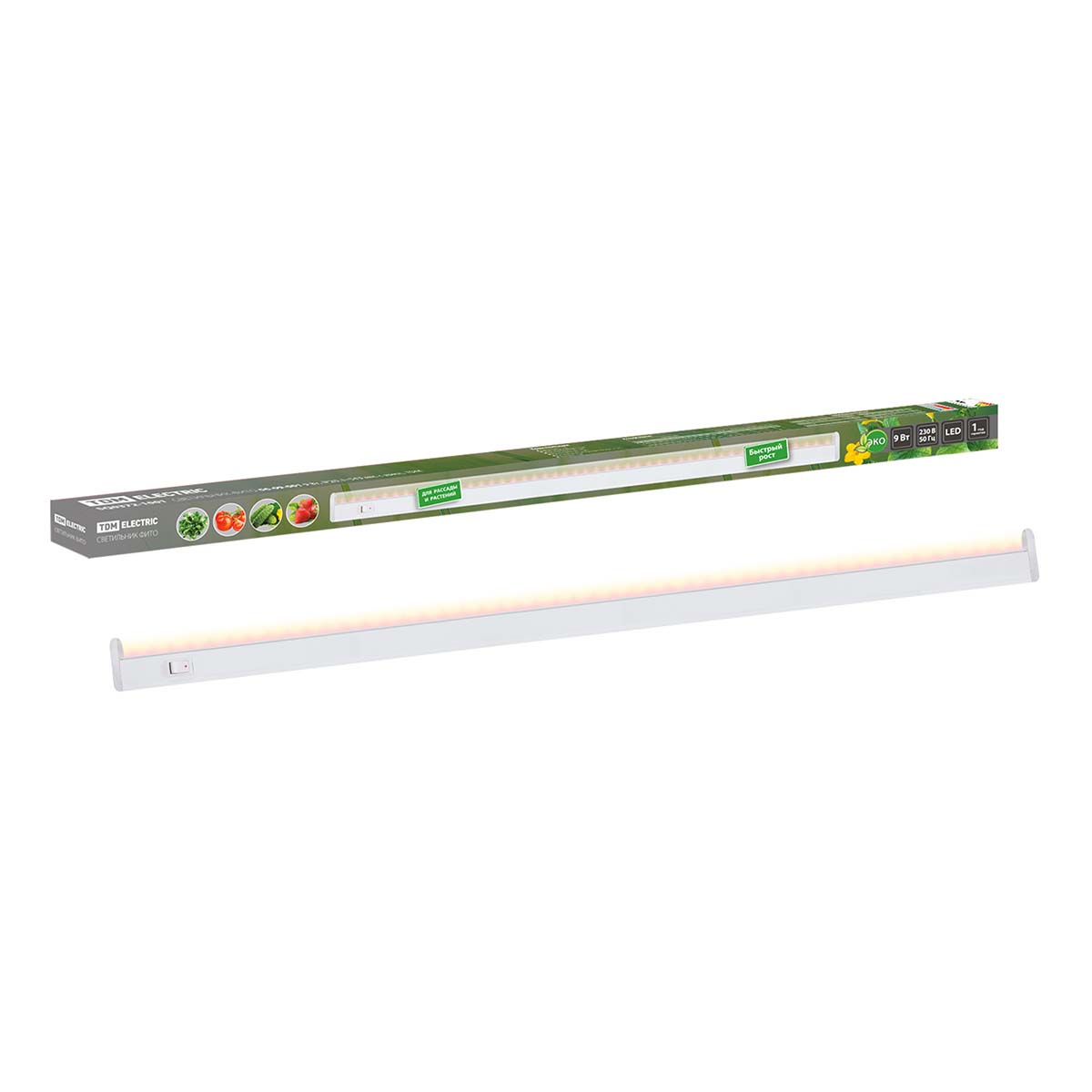   ВамСвет Настенный светодиодный светильник для растений TDM Electric Фито 06-09-001 SQ0372-1001
