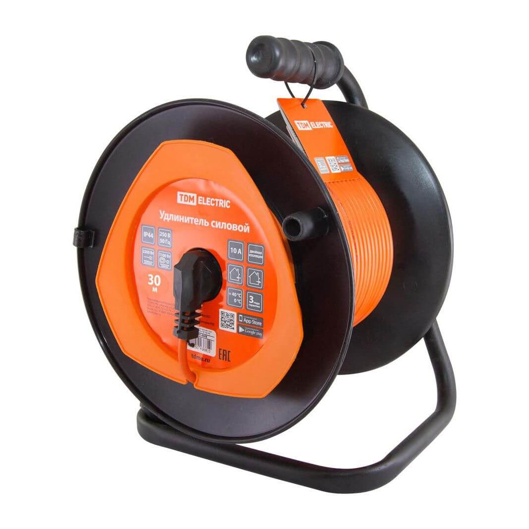 

Удлинитель силовой TDM Electric УК10-001 1гн 30м б/з SQ1301-0405, Оранжевый, SQ1301-0405 УК10-001