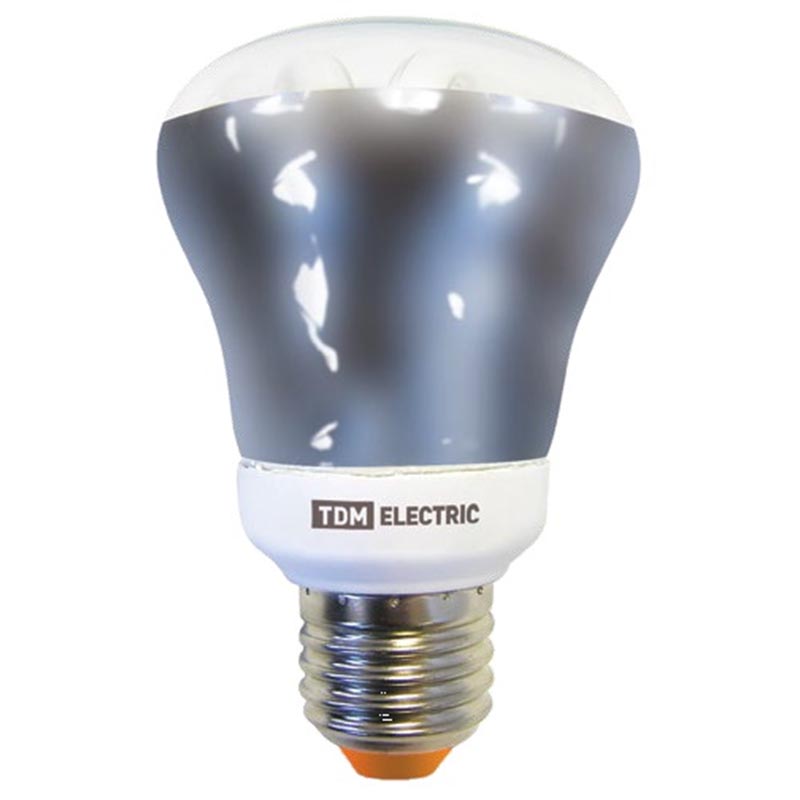 

Лампа энергосберегающая TDM Electric E27 11W 2700K белая SQ0323-0115, Белый, SQ0323-0115 Энергосберегающая Рефлектор