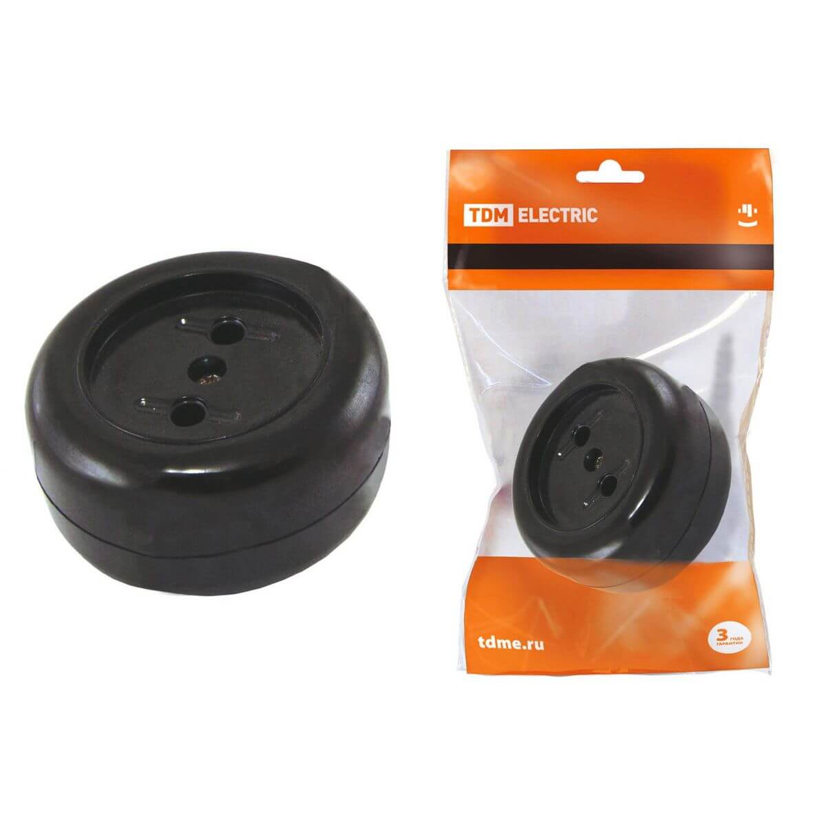 

Розетка 2P TDM Electric Ретро графит SQ1806-0102, SQ1806-0102 Ретро