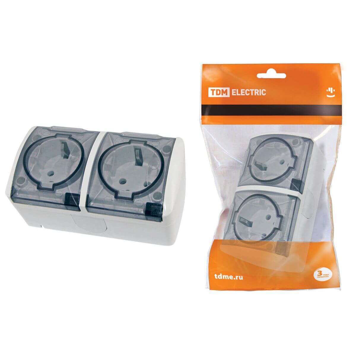 

Розетка двойная 2P+PE TDM Electric Селигер с крышкой белая SQ1818-0009, Белый, SQ1818-0009 Селигер