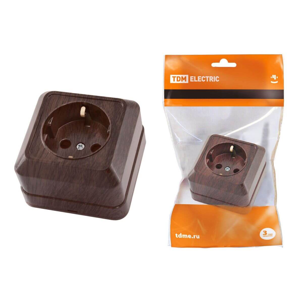 

Розетка 2P+PE TDM Electric Ладога бук SQ1801-0311, Дерево, SQ1801-0311 Ладога