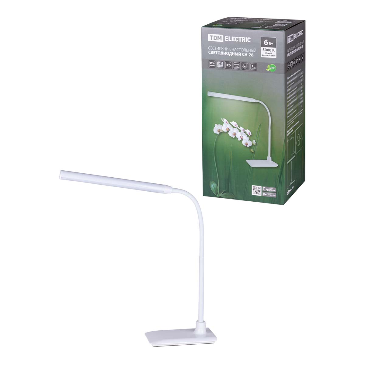 

Настольная лампа TDM Electric СН-28 SQ0337-0094, Белый, SQ0337-0094 СН