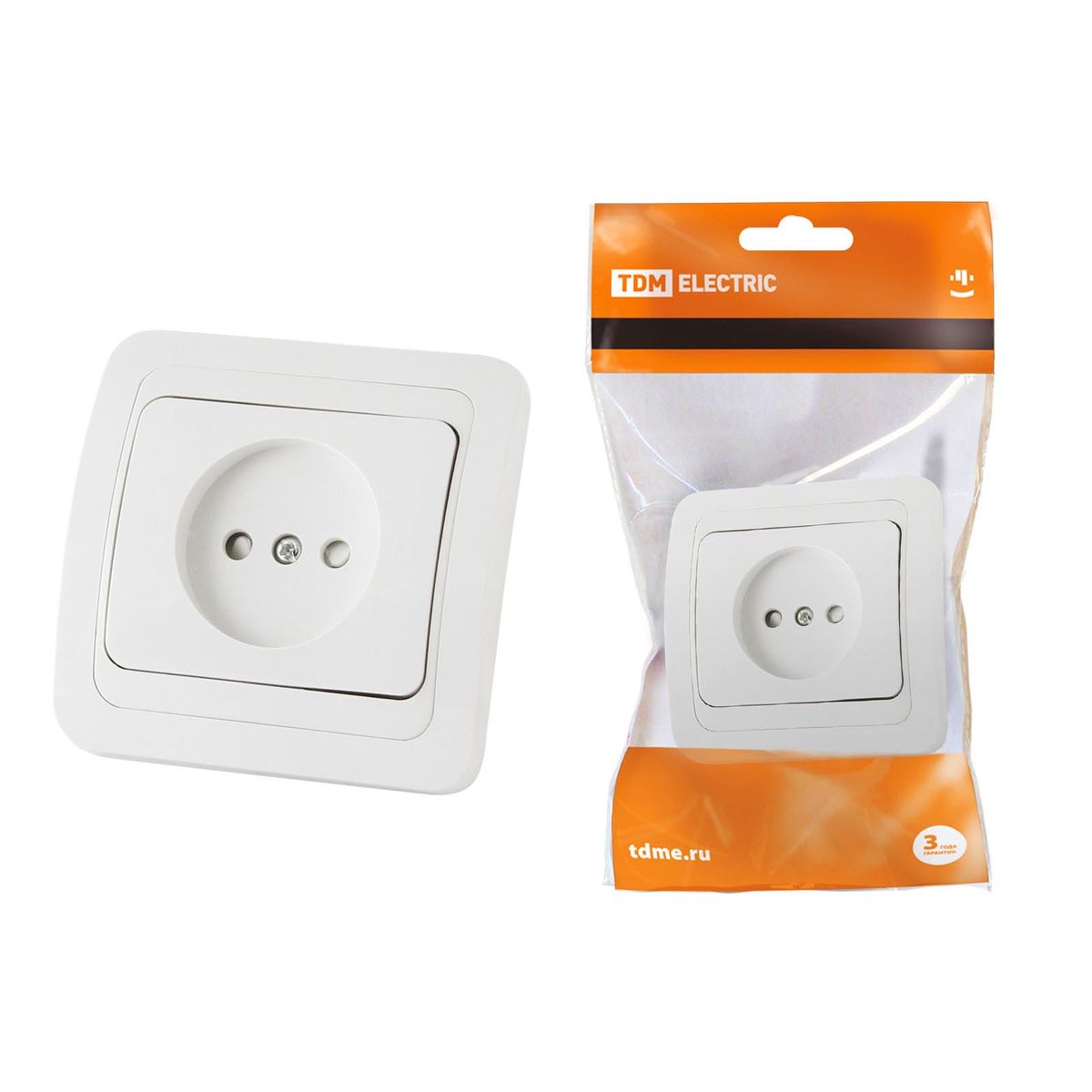 

Розетка 2P TDM Electric Валдай со шторками белая SQ1804-0023, Белый, SQ1804-0023 Валдай