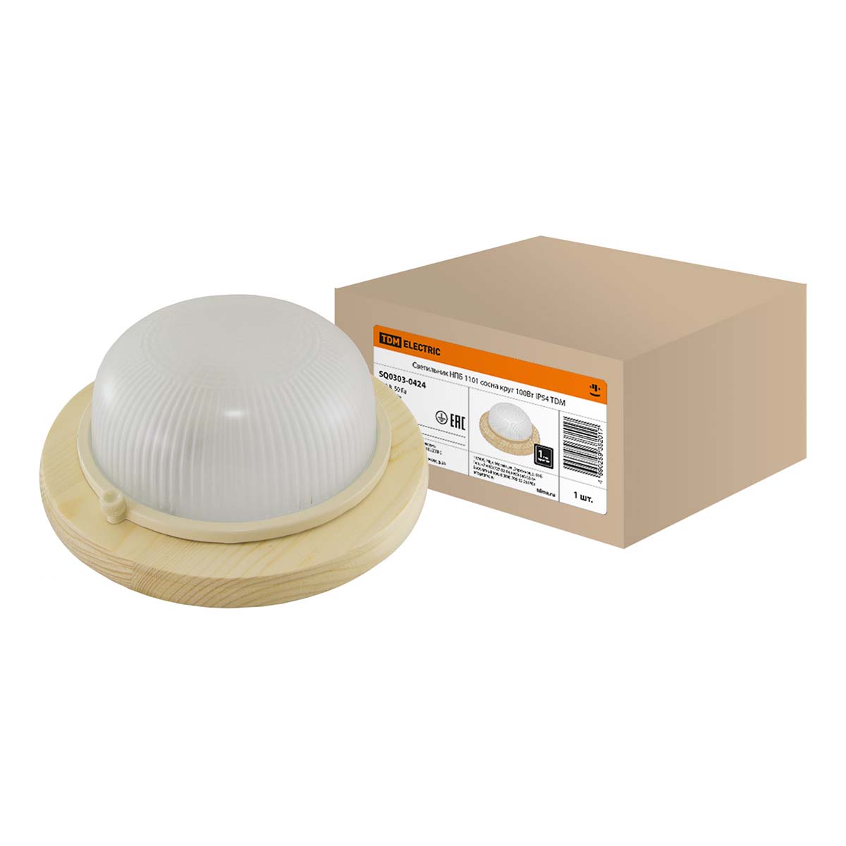 

Настенно-потолочный светильник TDM Electric НПБ1101 SQ0303-0424, Матовый, SQ0303-0424 НПБ с деревом