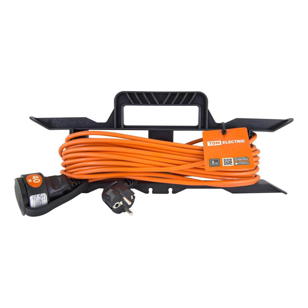 

Удлинитель силовой TDM Electric УШ10 1гн 40м б/з SQ1302-0314, Оранжевый, SQ1302-0314 УШ10