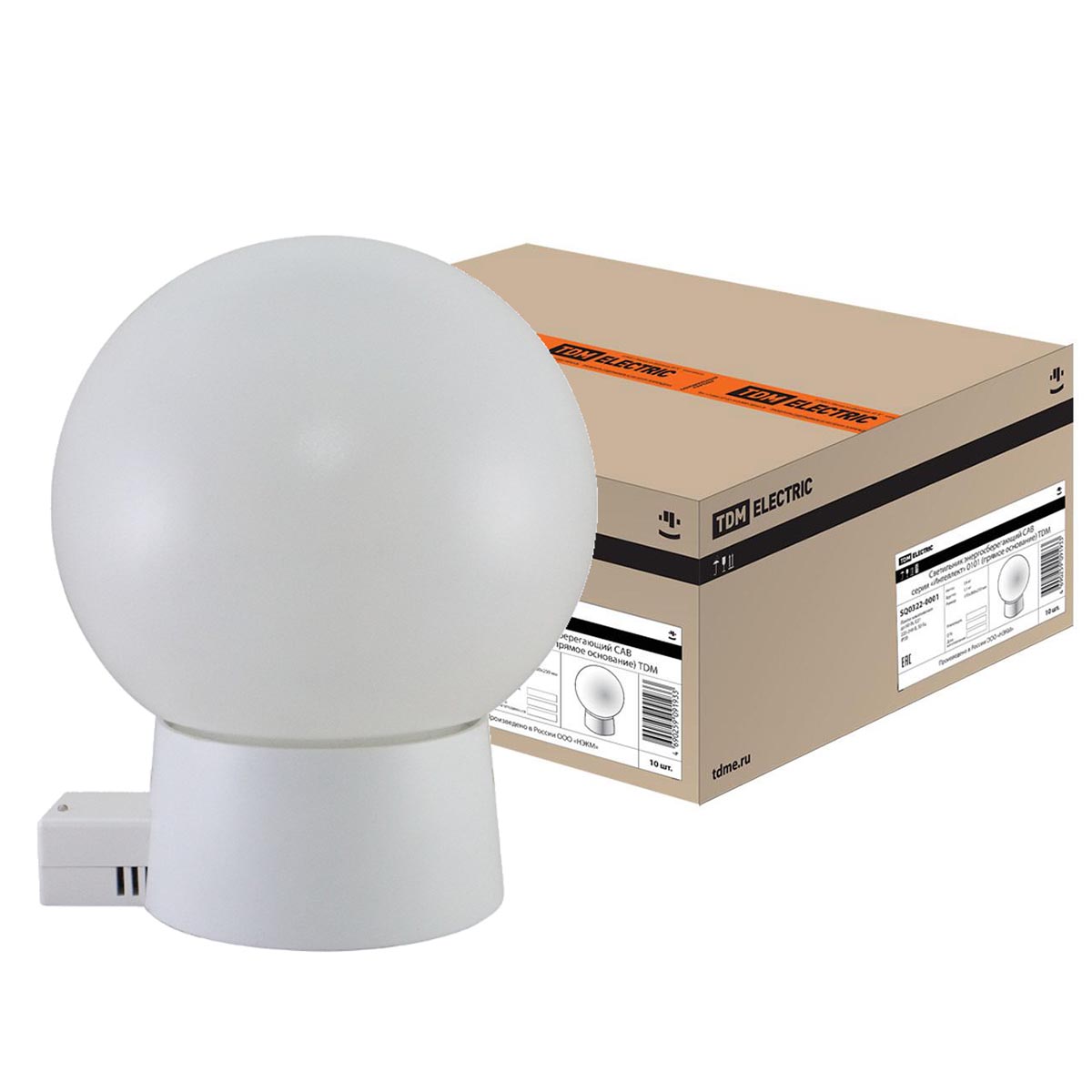

Настенный светильник TDM Electric Интеллект НББ 64-60-ДД SQ0322-0006, Белый, SQ0322-0006 Интеллект