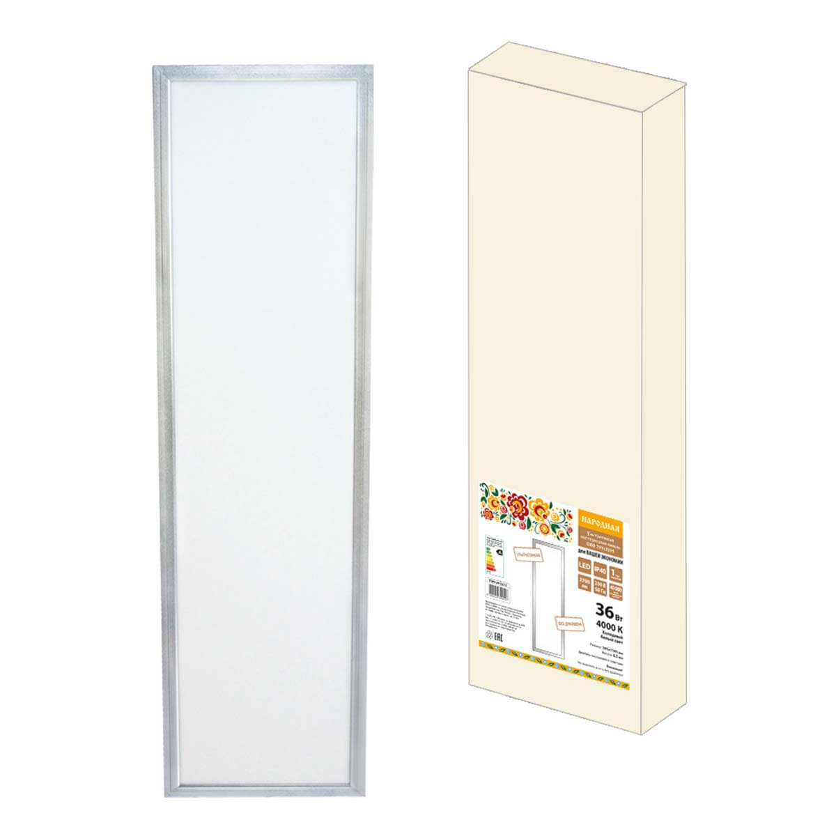 

Светодиодная панель TDM Electric Народная СВО SQ0329-0215, Хром, SQ0329-0215 СВО
