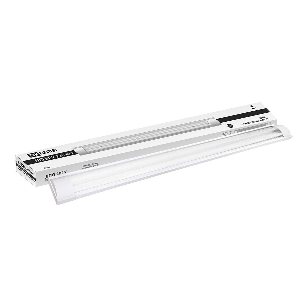 

Потолочный светильник TDM Electric ЛПО3017 SQ0327-0036, Белый, SQ0327-0036 ЛПО 3017