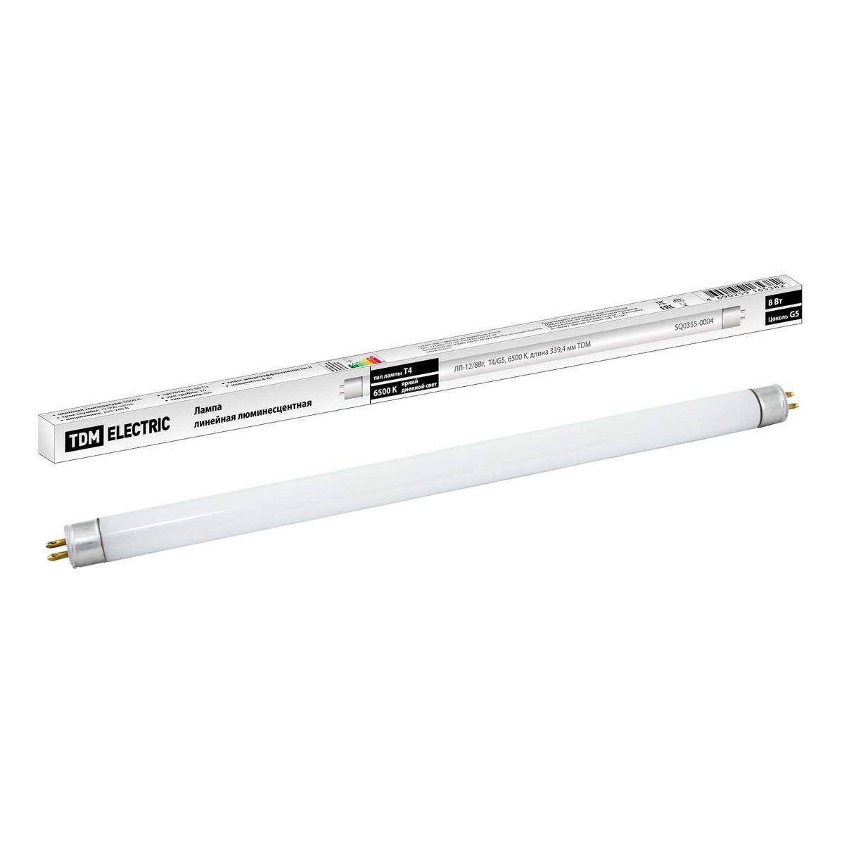 

Лампа люминесцентная TDM Electric G5 8W 6500K белая SQ0355-0004, Белый, SQ0355-0004 Люминесцентные Т4