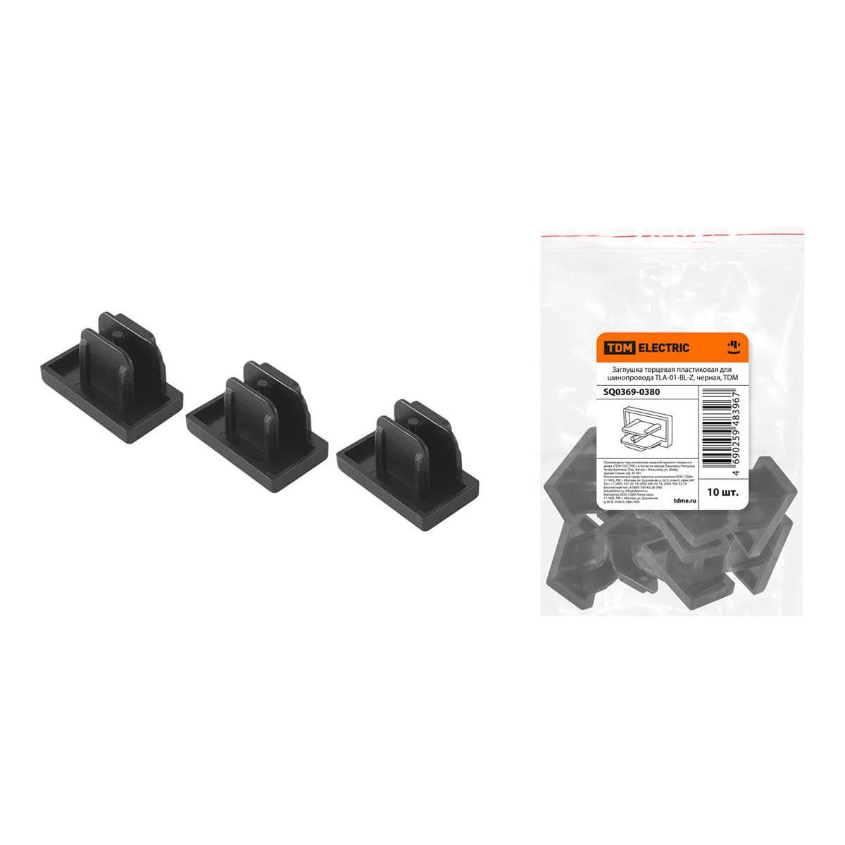 

Заглушка торцевая TDM Electric SQ0369-0380, Черный, SQ0369-0380 TL-01
