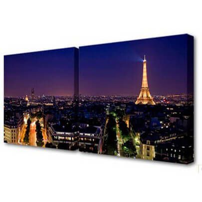

Модульная картина Ночной Париж Toplight 50x100см TL-D4004, TL-D4004