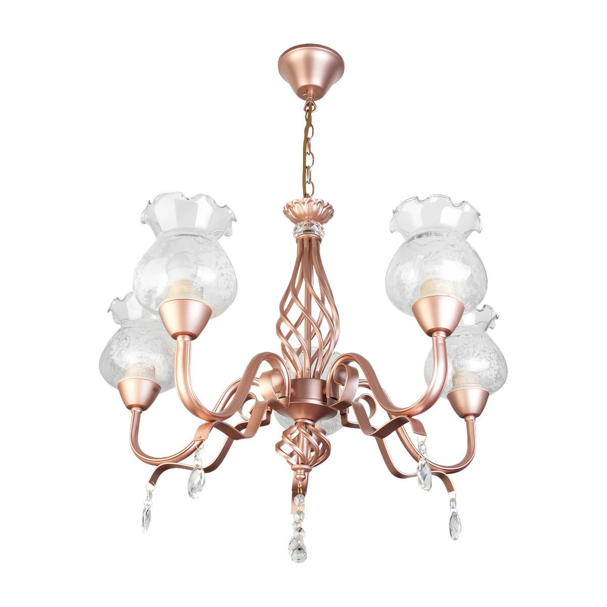 

Подвесная люстра Toplight Kelli TL5680D-05PG