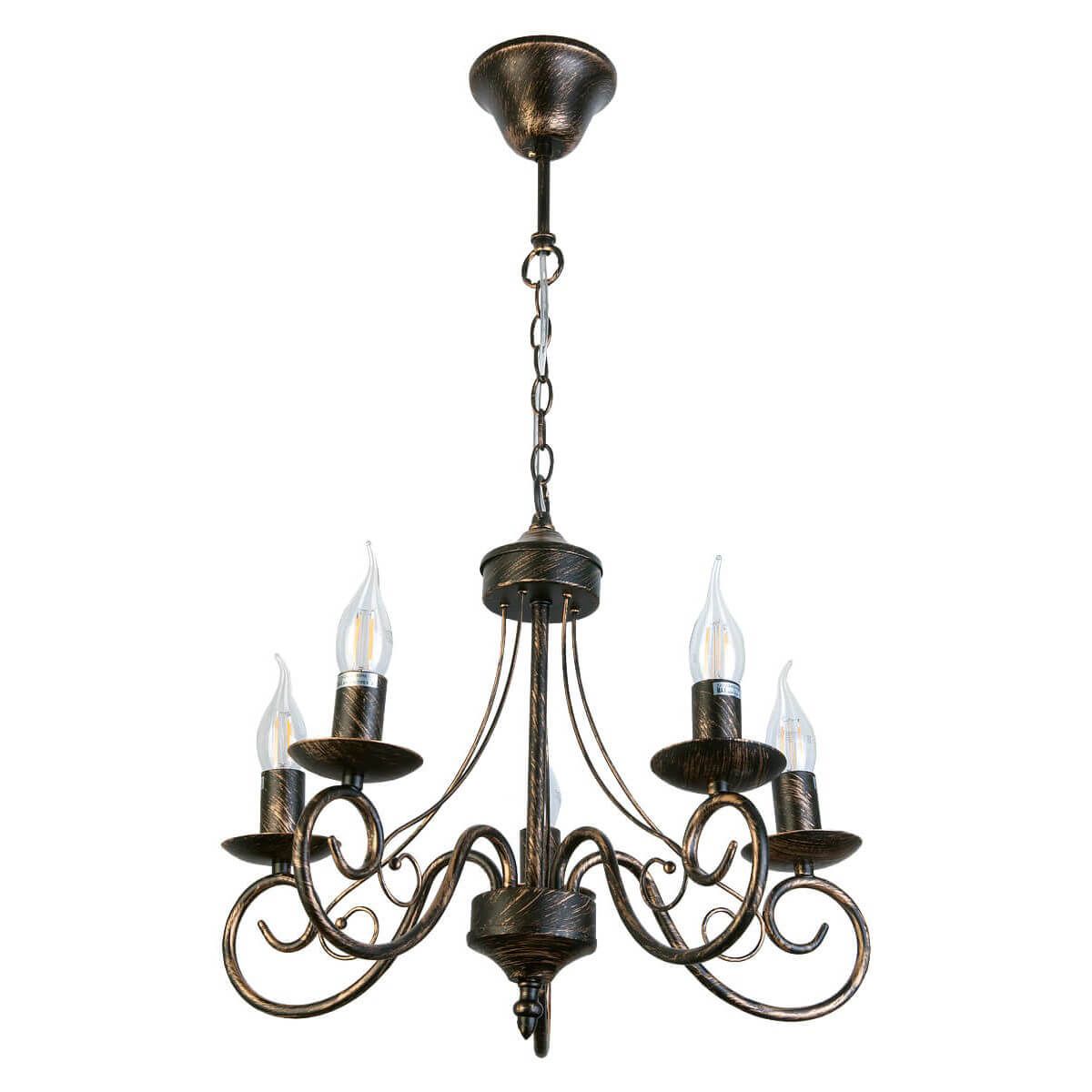 

Подвесная люстра Toplight Dalila TL6010D-05, Черный, TL6010D-05 Dalila