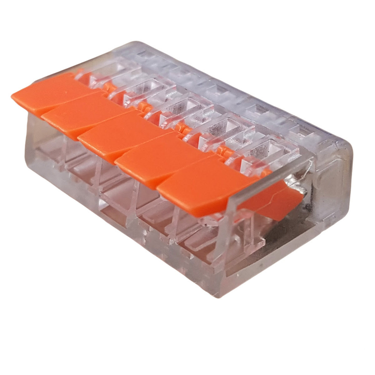 

Клемма пятиконтактная с 1 коммутируемой линией (50 шт.) True Energy Connect 450V, 32A 23526, Оранжевый, 23526 Connect
