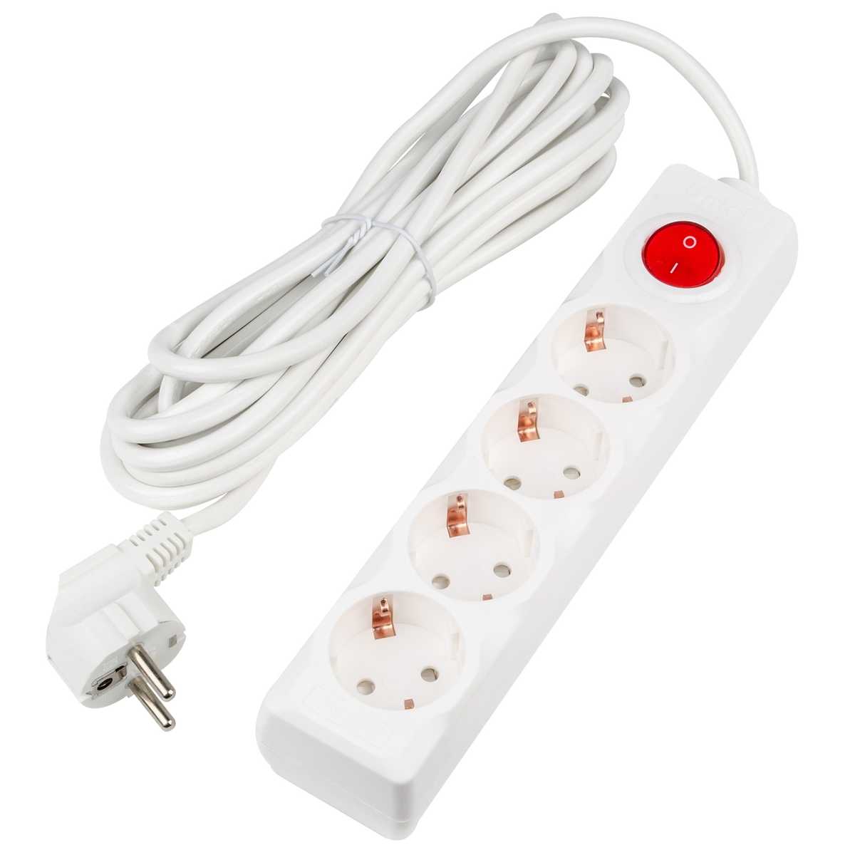 

Удлинитель Uniel Ultra 4гн х 5м с/з S-GCU4-5B White UL-00010024, Белый, S-GCU4-5B White Ultra