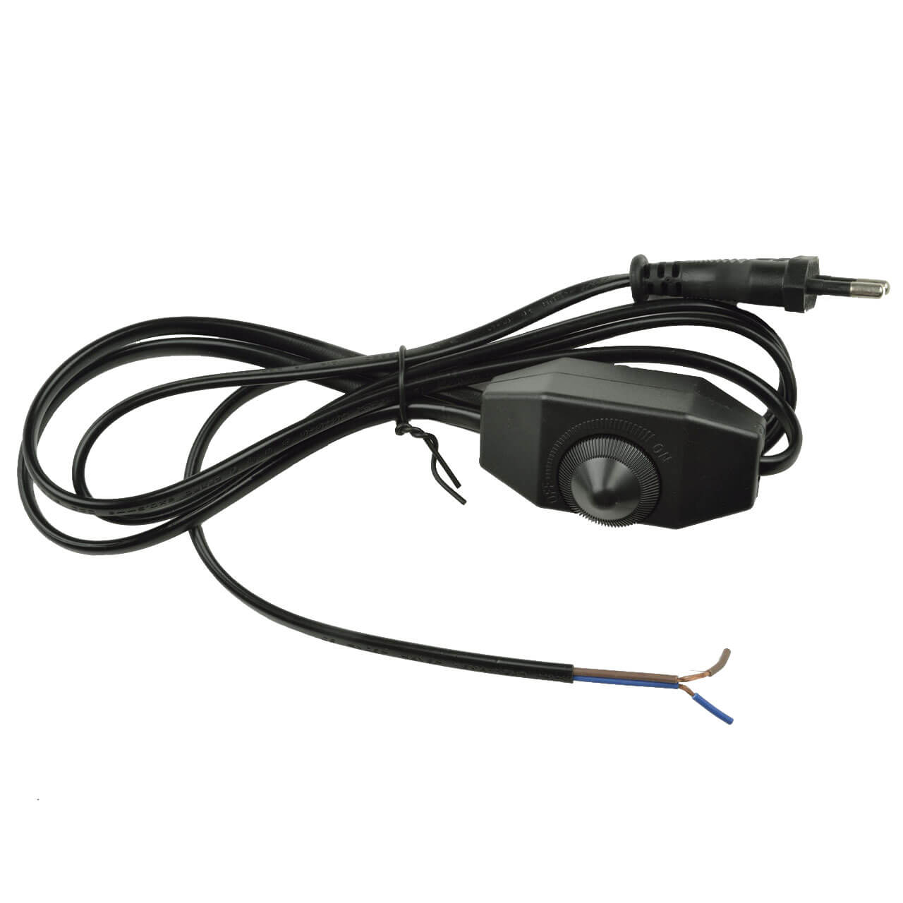  Шнур сетевой с вилкой и выключателем Uniel UCX-C30/02A-170 Black UL-00004438