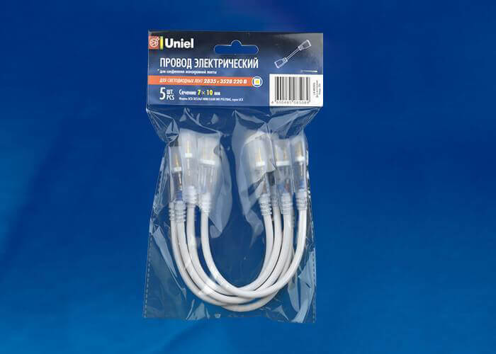 

Набор коннекторов для светодиодных лент Uniel UCX-SK2/A67-NNN Clear 005 Polybag 10830, Прозрачный, UCX-SK2/A67-NNN Clear 005 Polybag UCX
