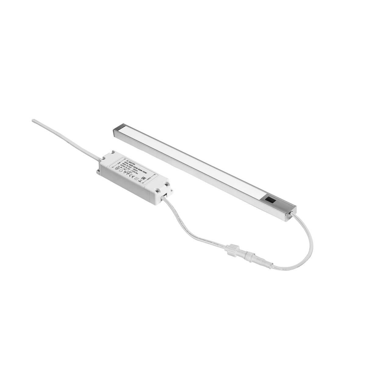 

Подсветка накладная с датчиками (08829) Uniel ULM-F03-8W/WW/MS IP40 Silver
